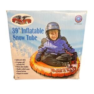Flexible Flyer Blizzard 39'' Inflatable Snow Tube 16 Gauge Cold Resistant I-39